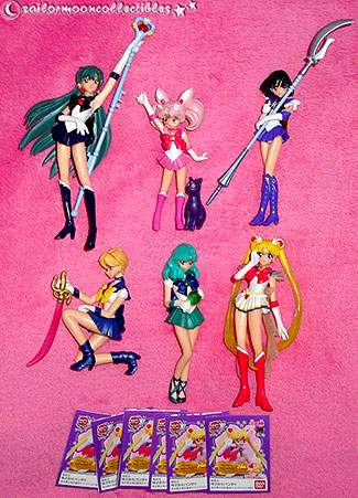 sailor moon gashapon set 2 toys