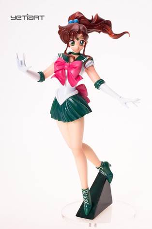 Sailor Jupiter Sailor Moon Resin Garage Kit Hand Painted Yetiart Figure
